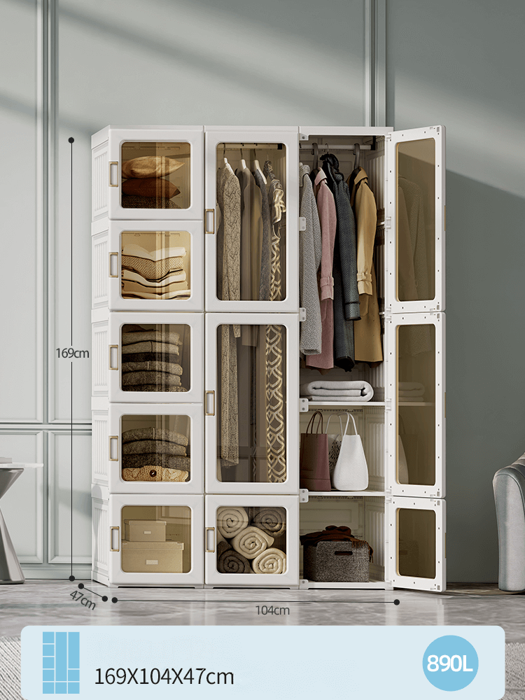 Portable Wardrobe Closet Storage Organizer