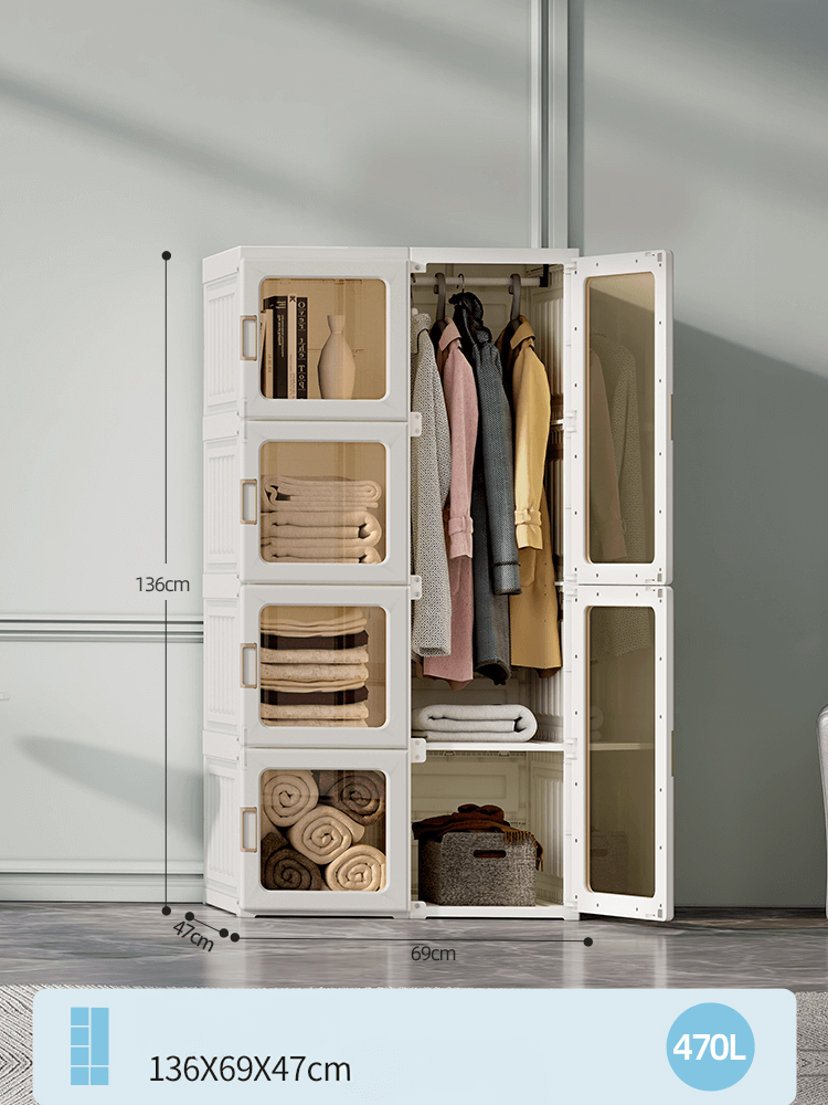 Portable Wardrobe Closet Storage Organizer